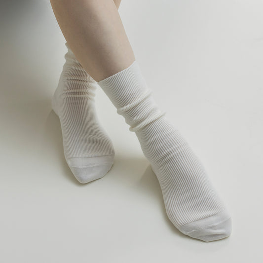 Graines Blanche オリジナルソックス(アイボリー)